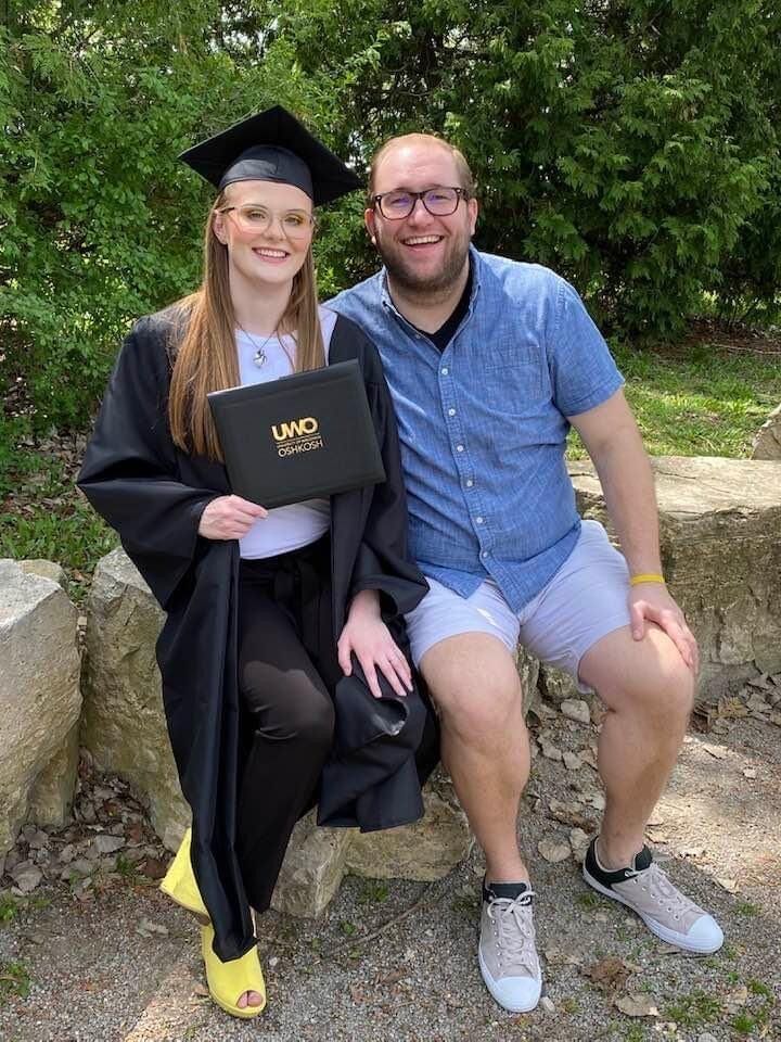 Marni graduated from University of Wisconsin Oshkosh with an undergraduate degree in Medical Technology with minors in both Chemistry and Criminal Justice. It was a fun day of celebration for her accomplishment. 