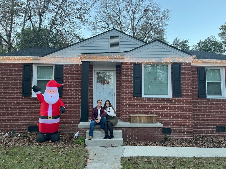 Celebrating our first Christmas in our home!