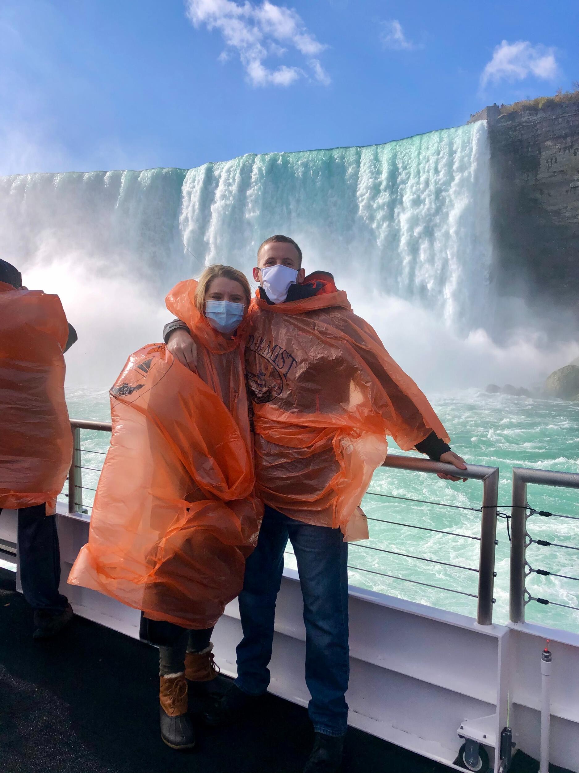 While Alec was living in Syracuse, NY for grad school, Maddy planned a surprise birthday trip to Niagara Falls!