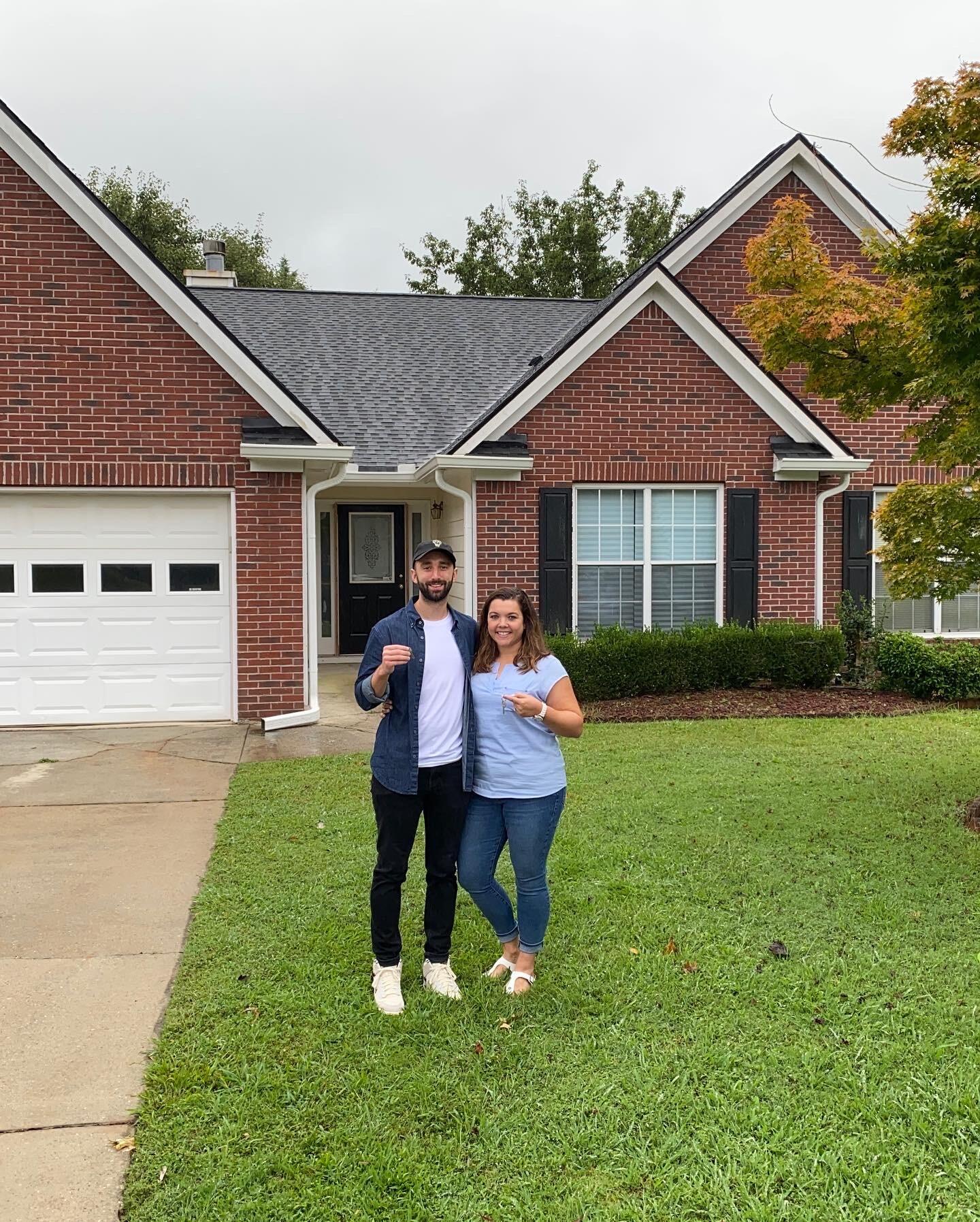 As soon as we got home from our engagement trip in Seattle, we closed on our first home. Yeah...it was a busy Fall. 