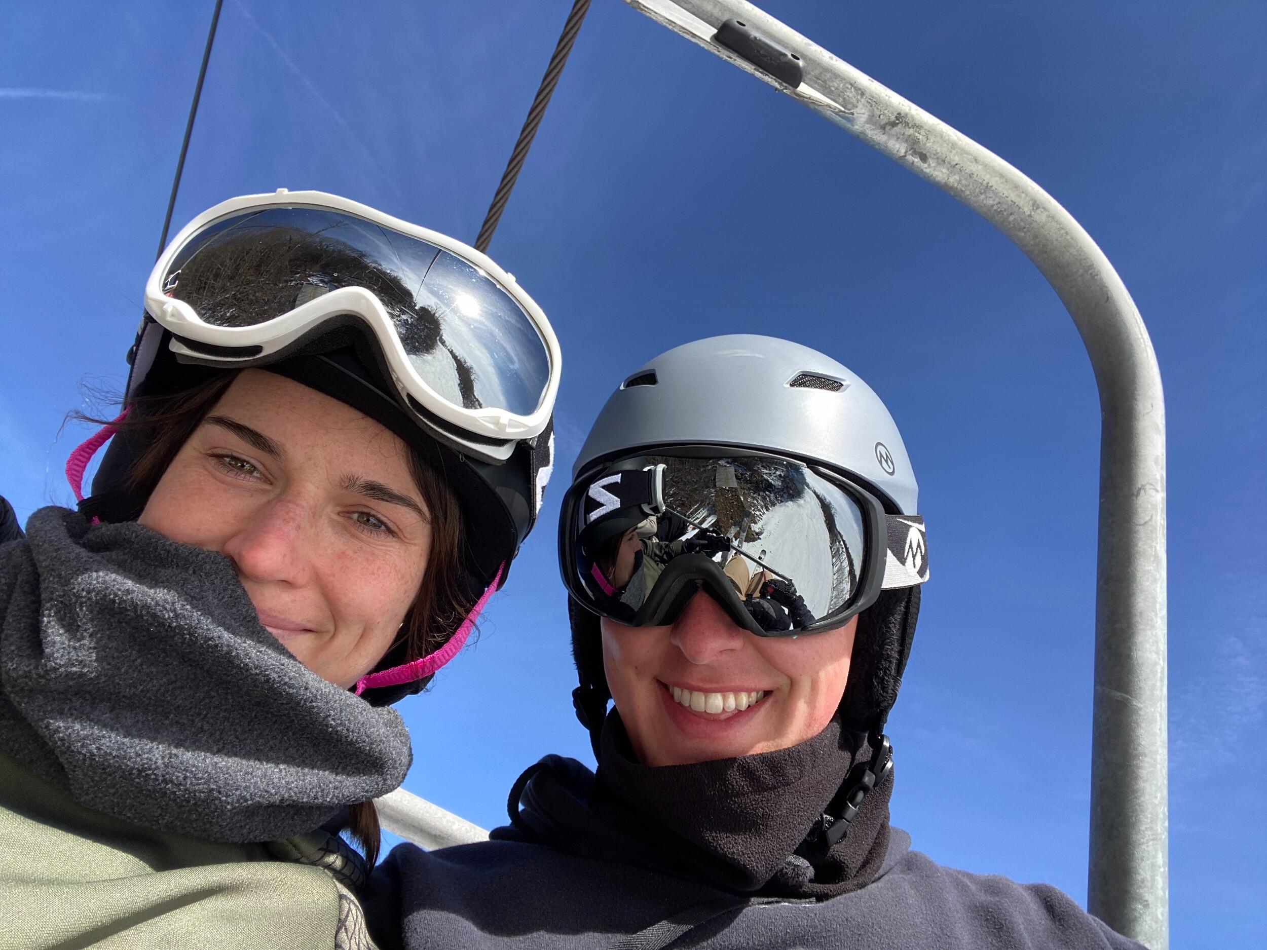 Go skiing some more