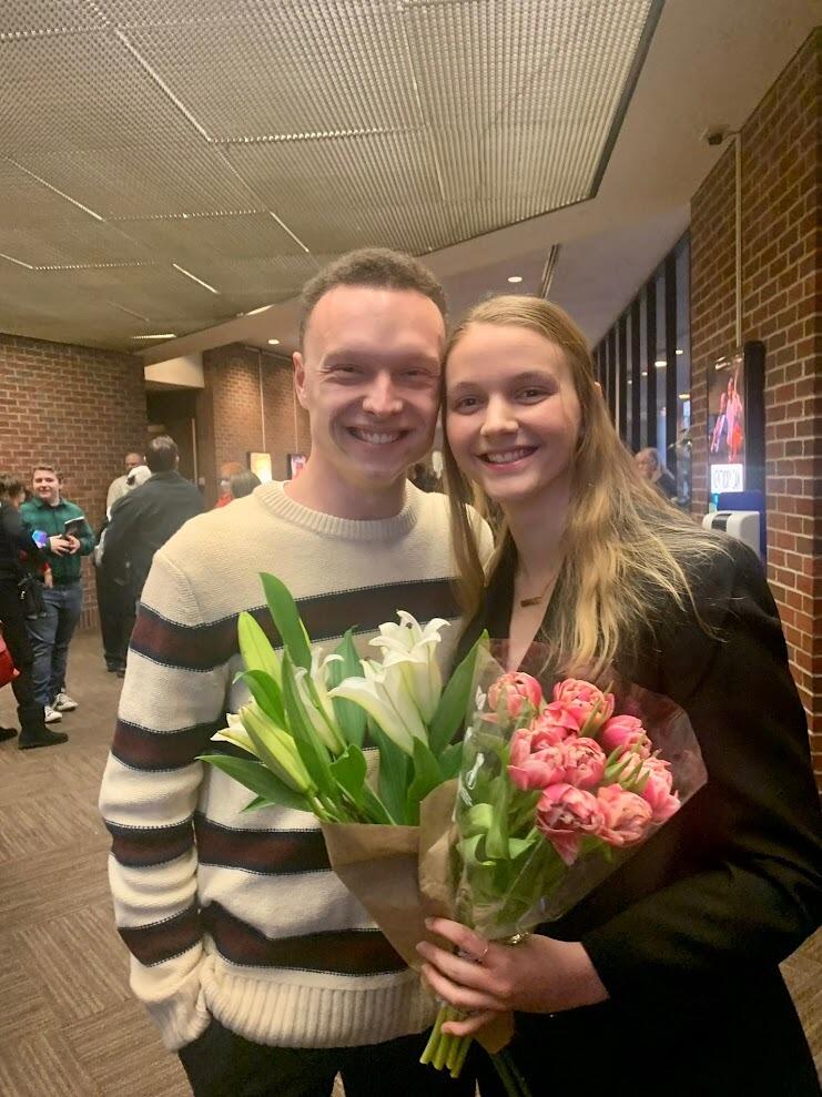 Nick always supported Meredith's choral adventures in college- here we are after her final Collage performance!