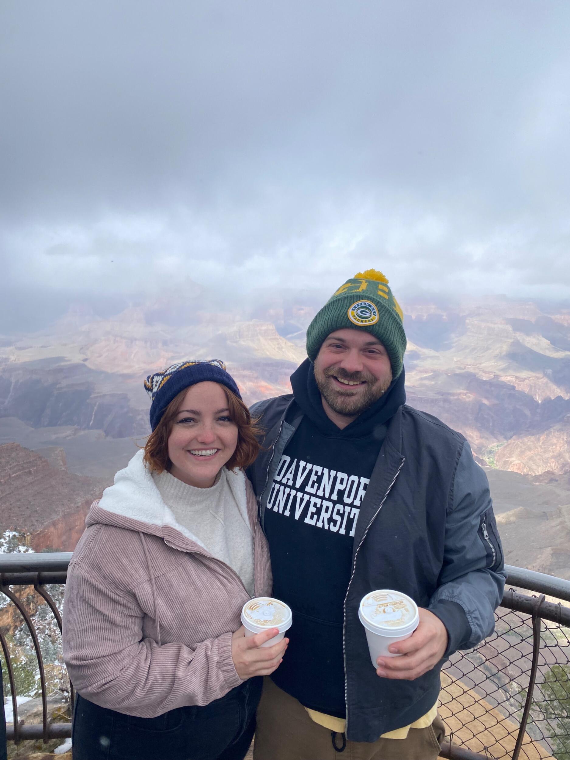 Avery's first time at the Grand Canyon
