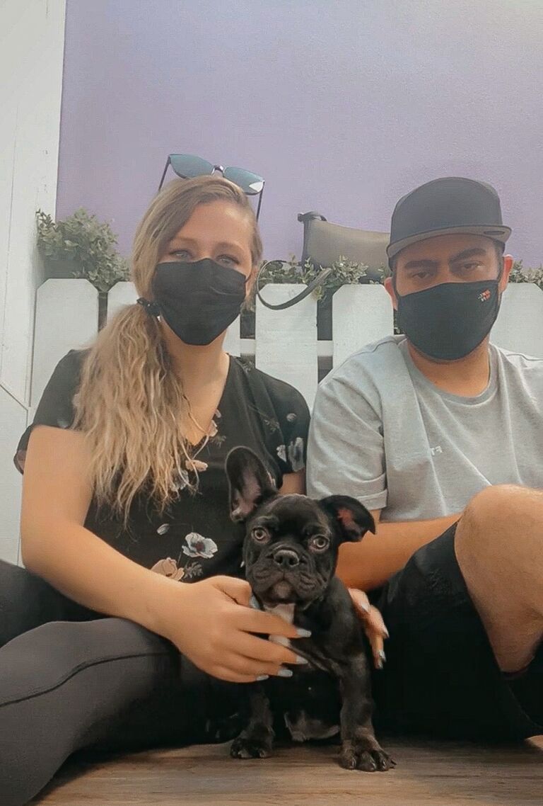 Adopted our first dog, a French Bulldog we named Jax <3