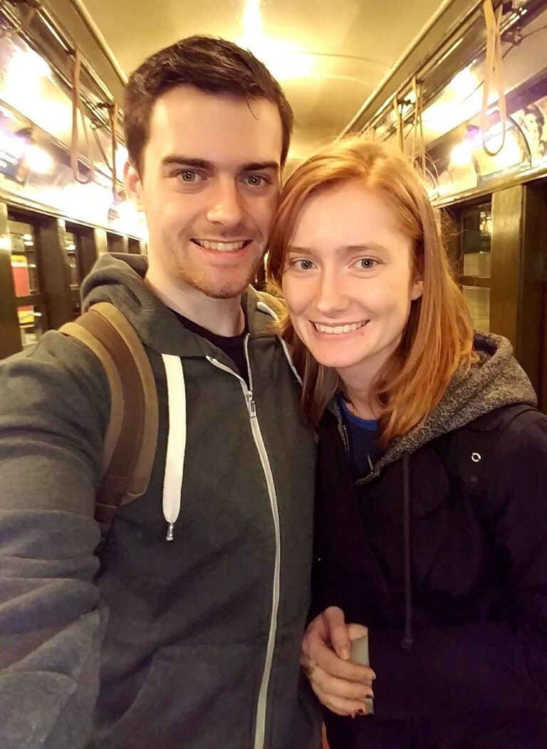 We went on a lot of great dates over the years. The Transit Museum in Brooklyn has always been one of our favorites.