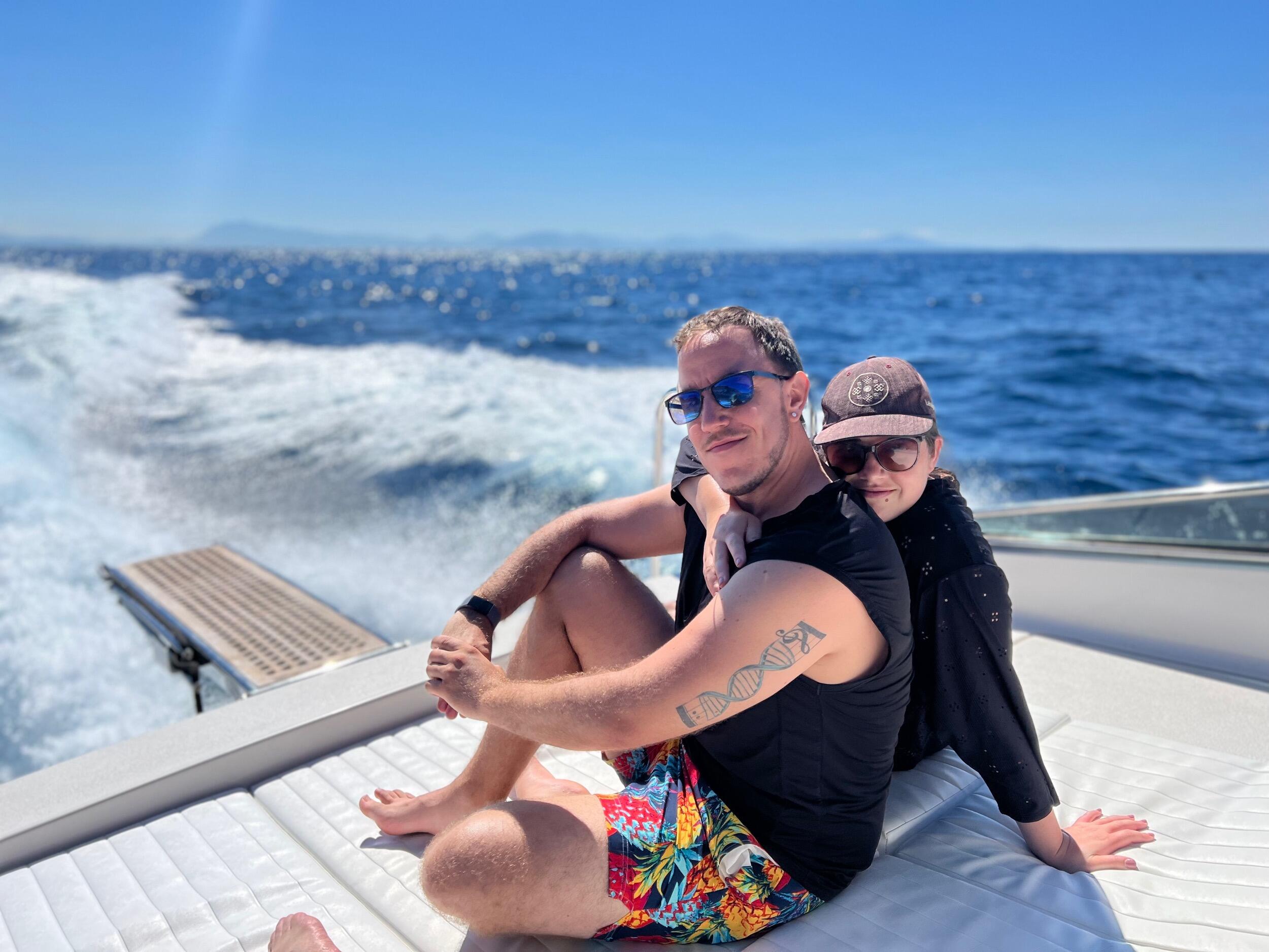 Had a lovely Catamaran ride along the Amalfi Coast! 
