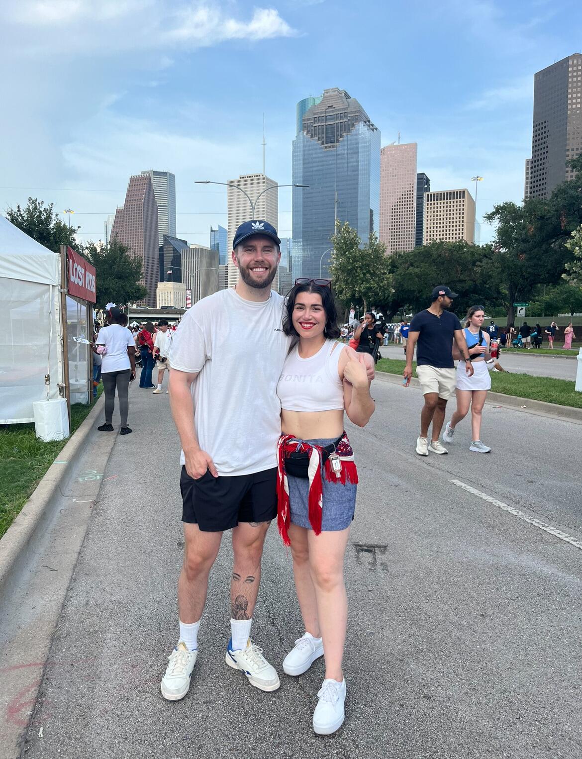 Evan and Loraine in Houston, TX