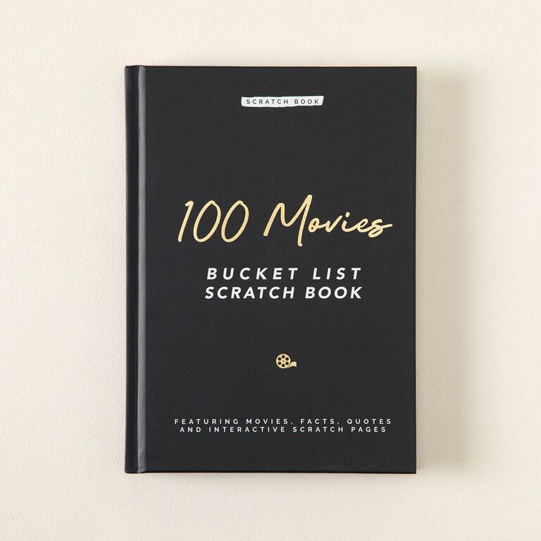 100 Movies bucket list scratch book for gifts couples can do together