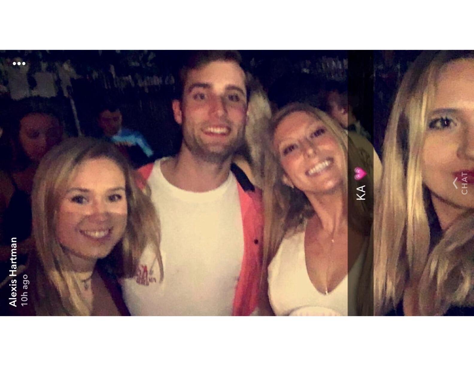 The night we met at KA's November Rain Party and our first picture together