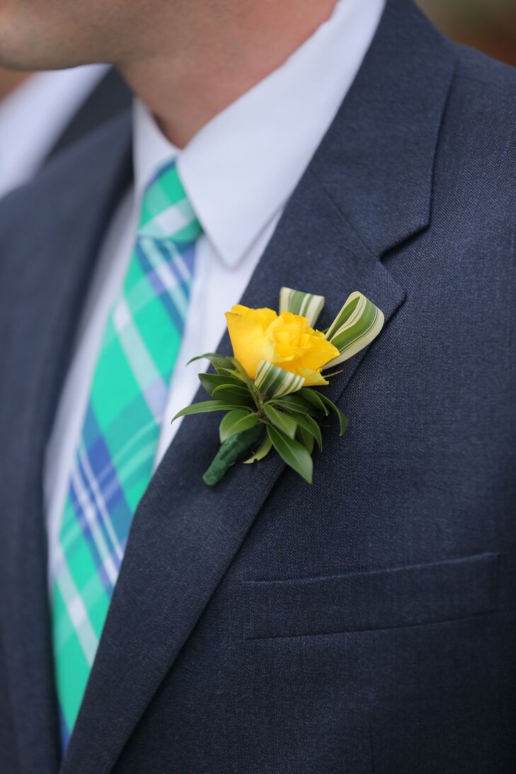 Yellow Rose Boutonniere