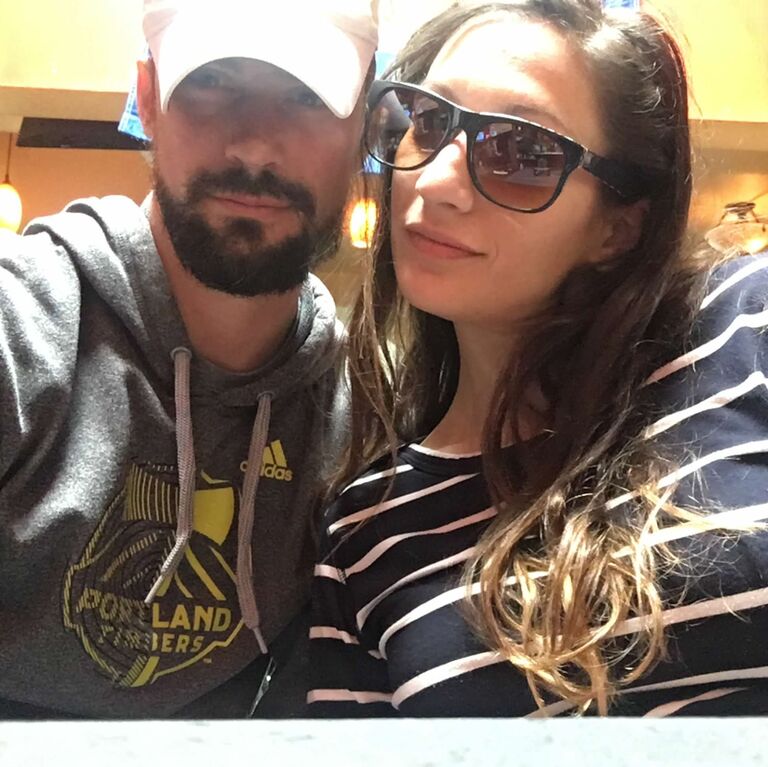 Our first photo together