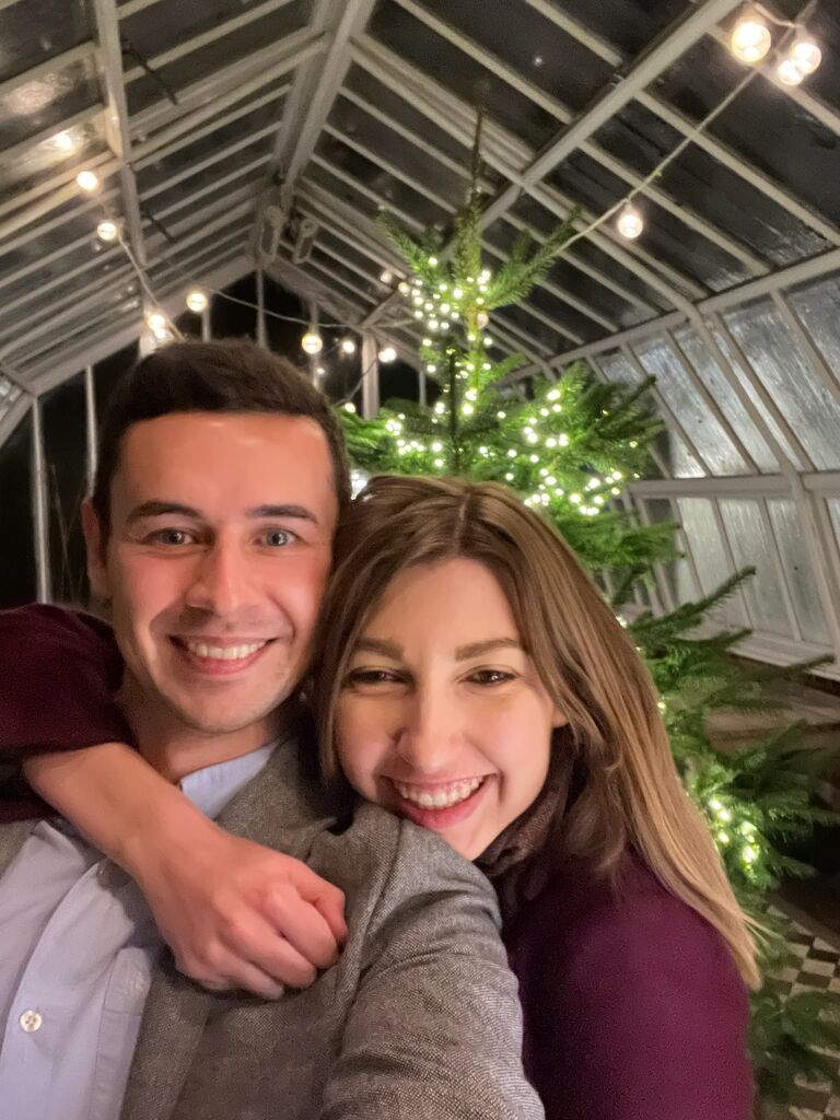 A year later the couple returned to Hampton Manor for a second 'foodie staycation', this was the perfect Christmas gift to each other. 