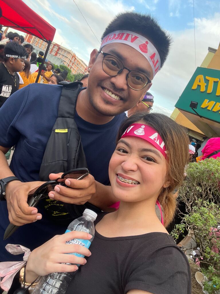 Our first time attending the Peñafrancia Festival in Naga City. 💒
