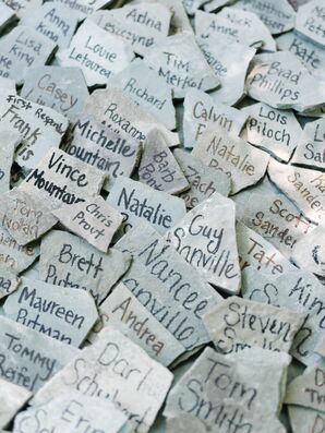 Rustic Wedding Escort Place Cards