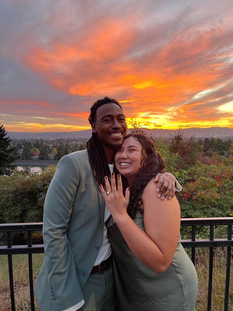 The day we got engaged!