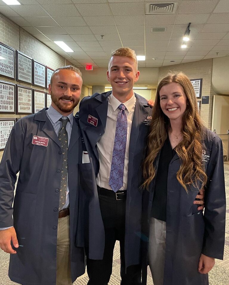 Vet school coating ceremony