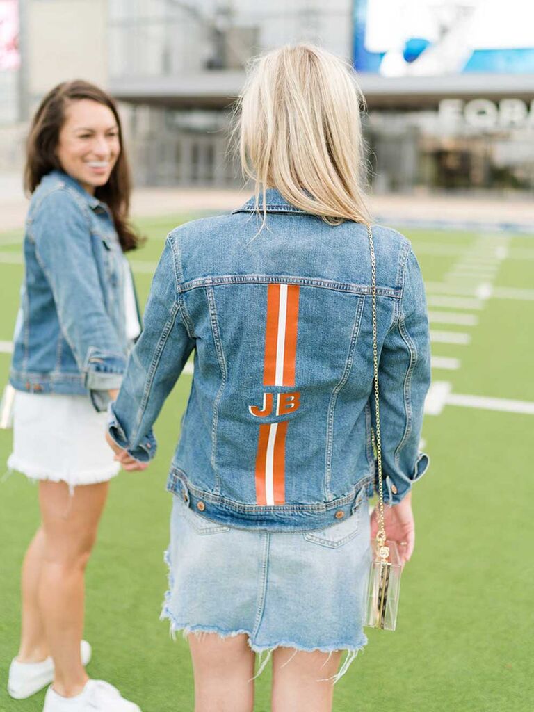 bride biker jacket
