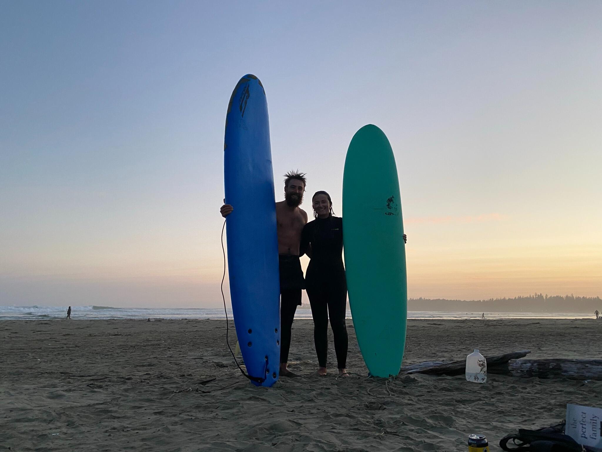We set out on our big adventure across Canada. From tree planting and living in the bush with bugs, fires, and mud to surfing in Tofino and hiking Banff. Home is wherever we are together.