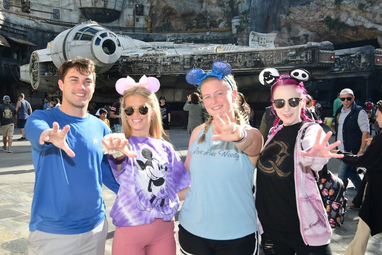 Our first trip to Disney with Brandons awesome cousins who showed us the ropes! 