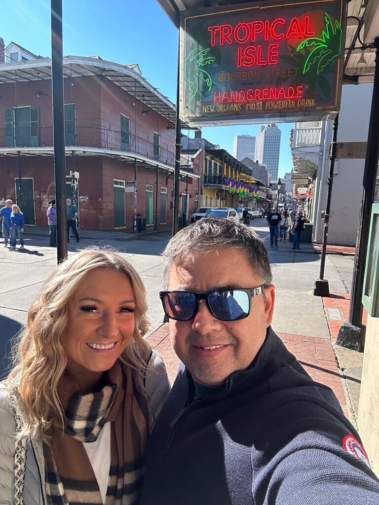 New Orleans during Mardi Gras