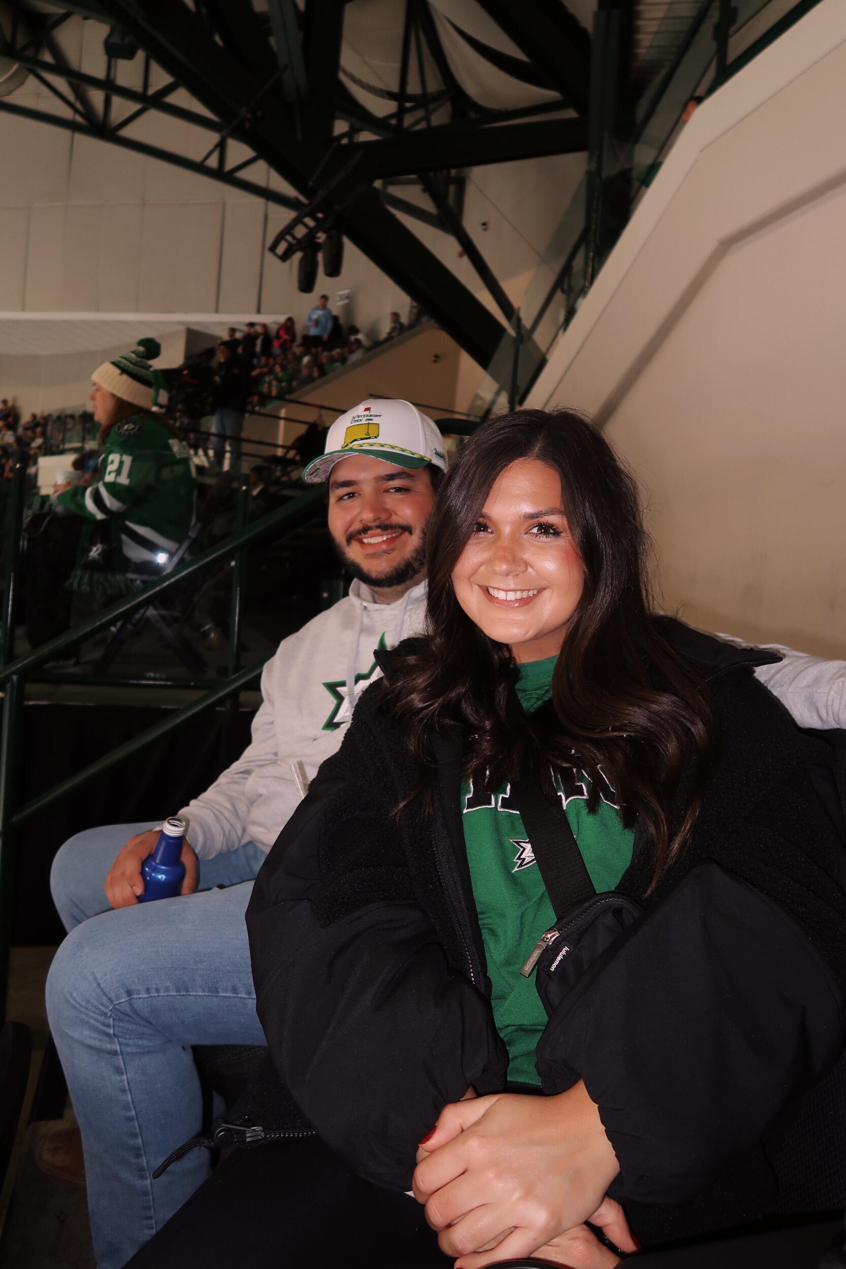 First hockey game together!