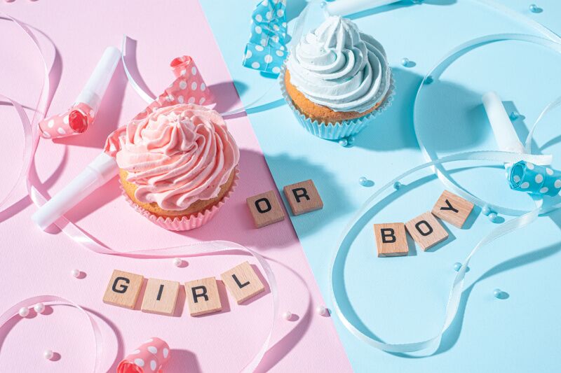 Gender reveal party ideas - team pink vs blue