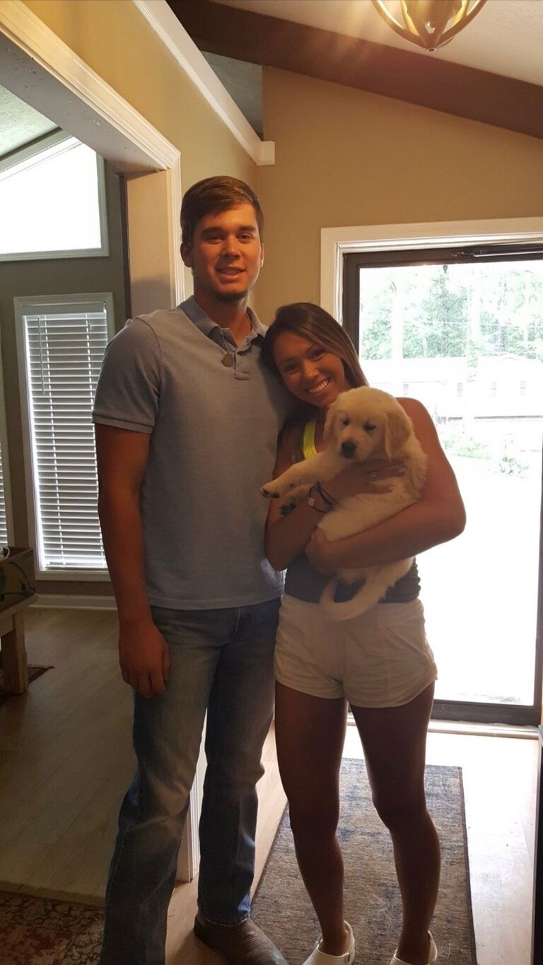 The day we brought home baby Tuck 🥹