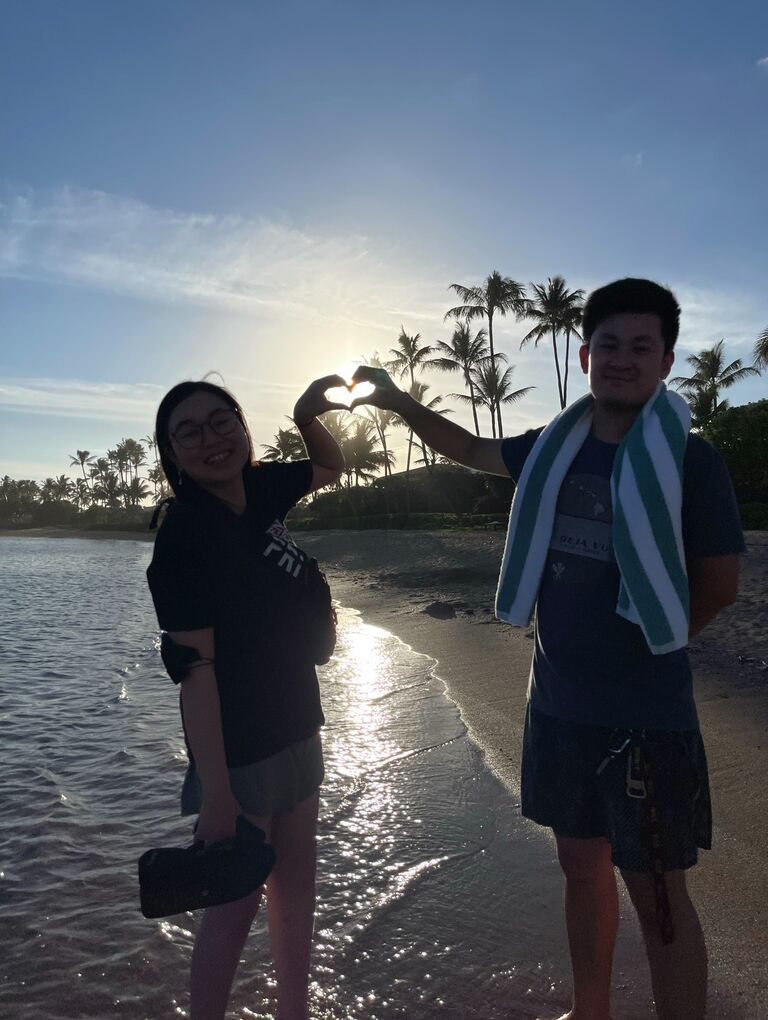 Amy's first time in Hawaii!