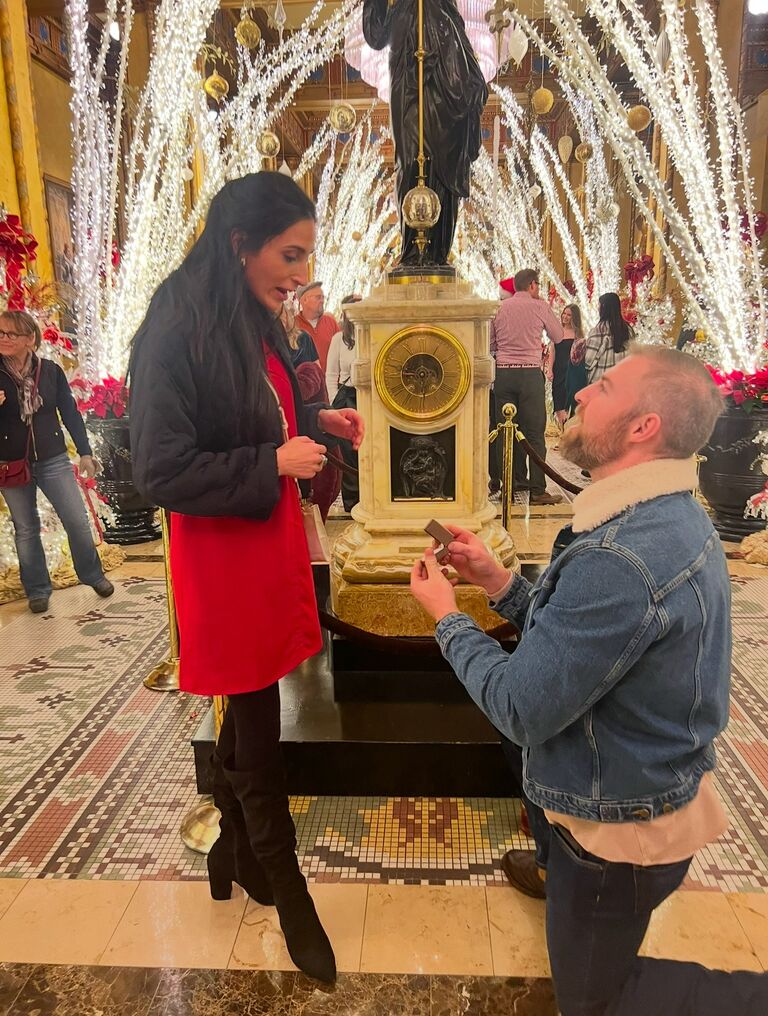 Fast forward to December 2023: during a Christmas road trip to Texas, we stopped in New Orleans, where John got down on one knee and asked me to marry him. My answer? A very enthusiastic "Hell yeah!" and lots of happy tears!