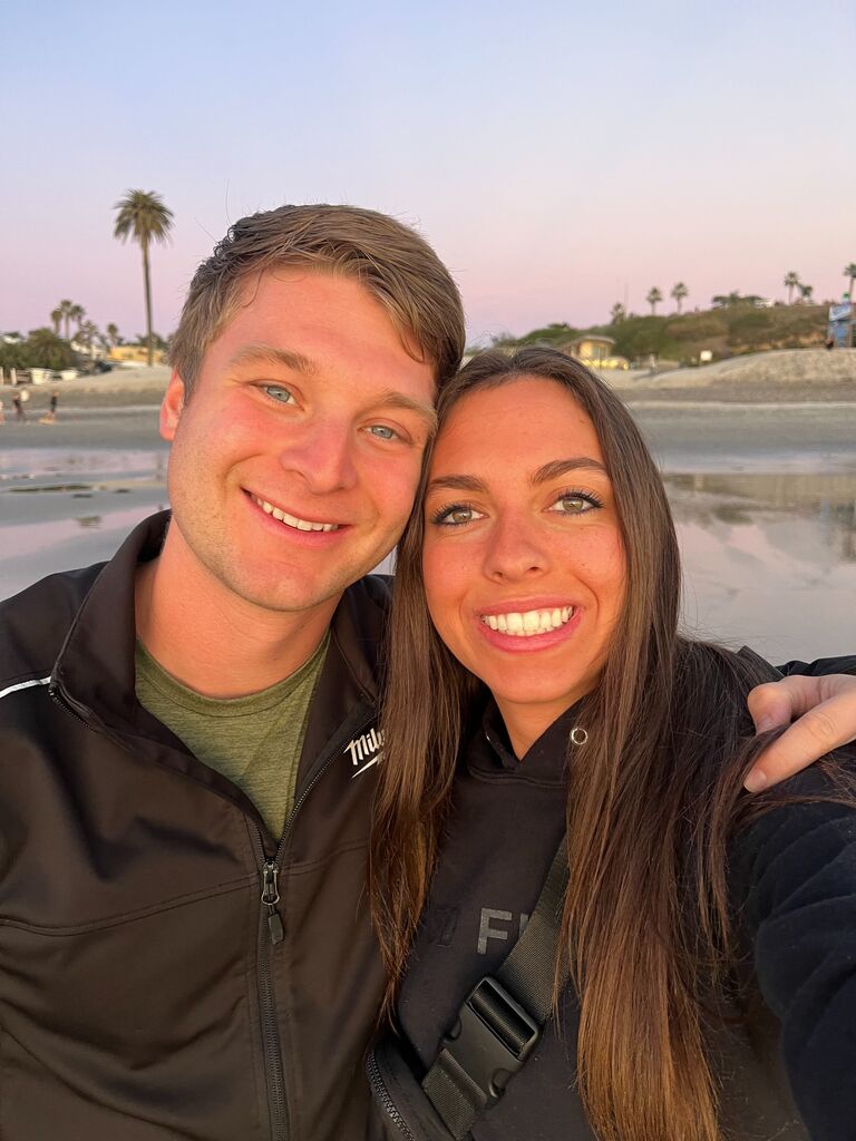Our First plane ride to San Diego, CA.