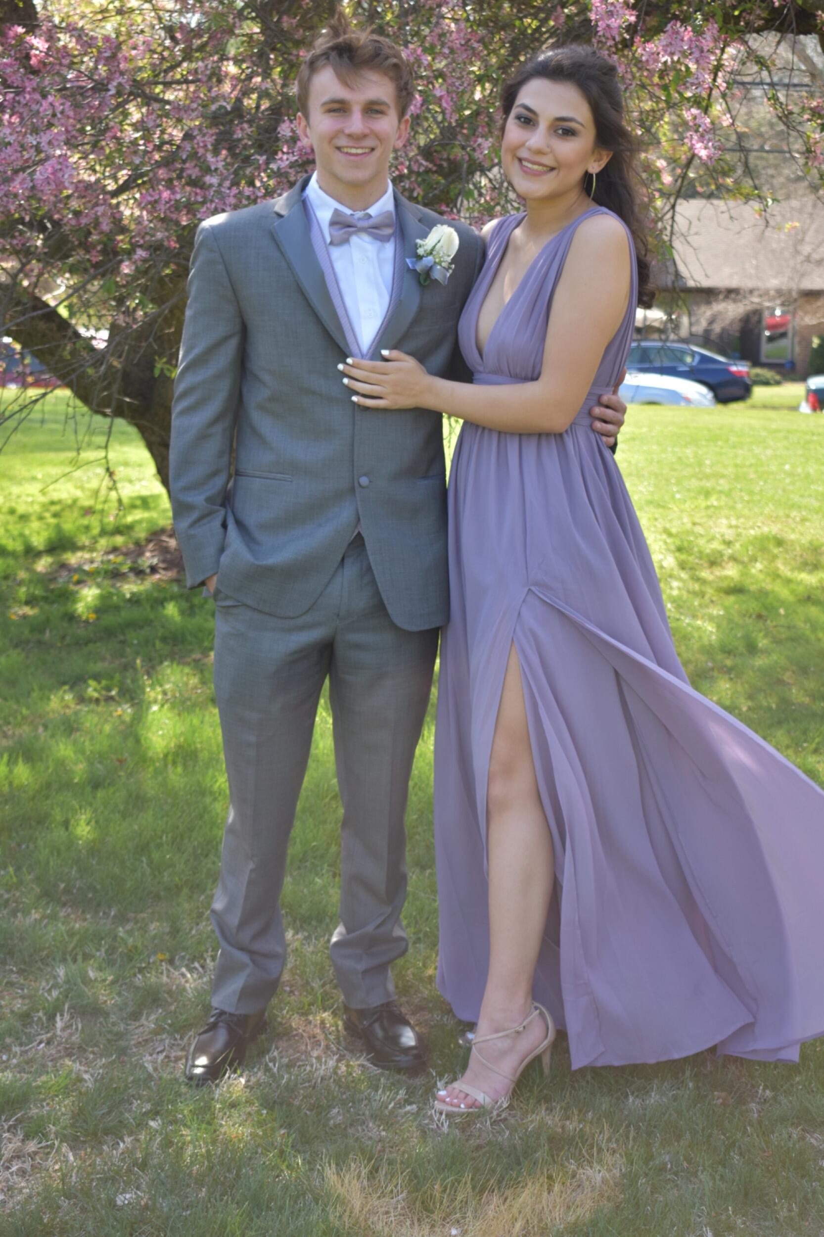 We started dating our senior year of high school. We had gone to school together for nearly 4 years at that point, but never really talked to one another until senior year. Here's us at our senior prom!