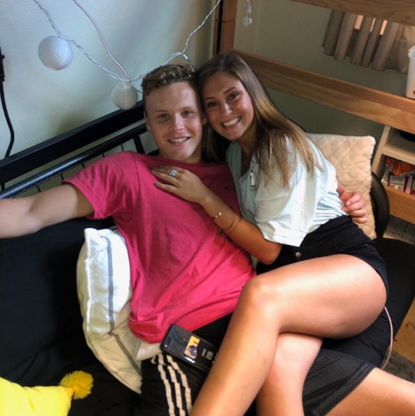 On August 27th of 2019, Eli and Liz spent their night going to the Wabash landing theater to watch "Good boys" , stopped at their new favorite restaurant "Hi-tea" and ended the night listening to a singer right on campus named Caleb Kopia. This perfect night ended in Eli asking Liz to be his girlfriend to which she couldn't stand but to say yes to.