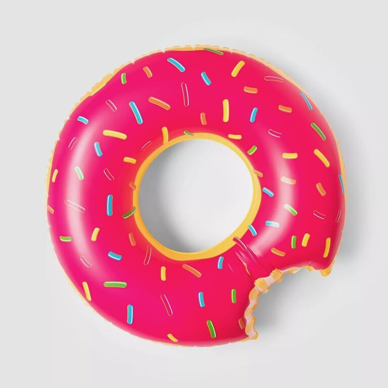 Donut shaped- pool float from Target. 