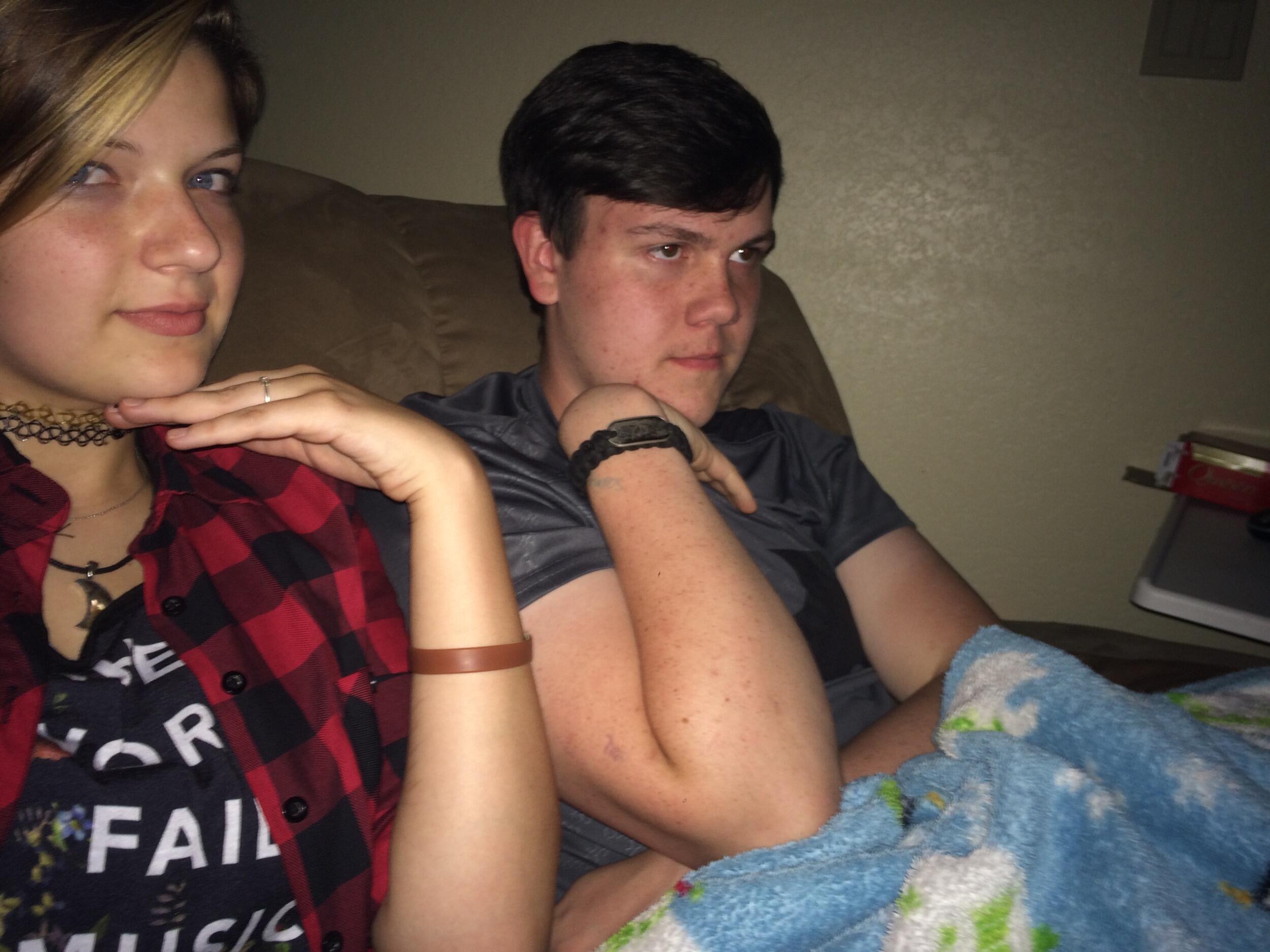 This is the earliest picture we could find of us as friends from way back when. We had already been good friends for about a year at this point! We met in 8th grade and quickly became very close.