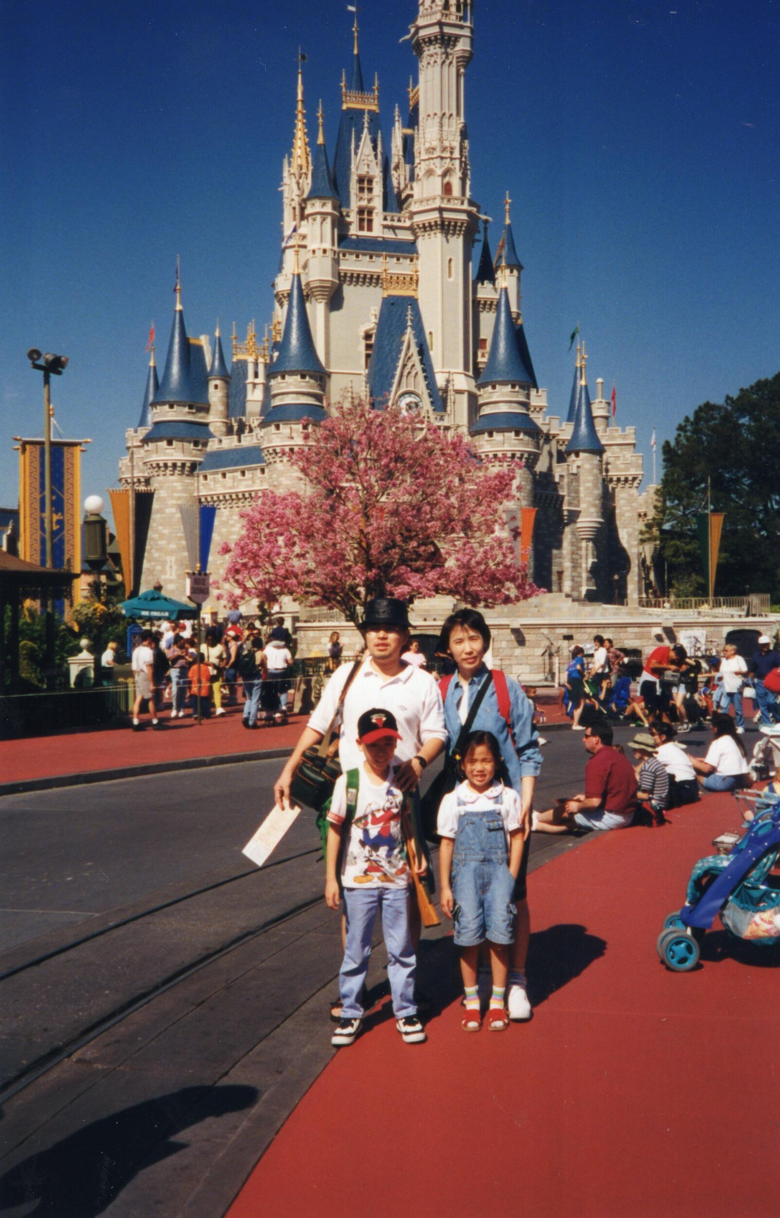 One of many childhood visits to the happiest place on earth