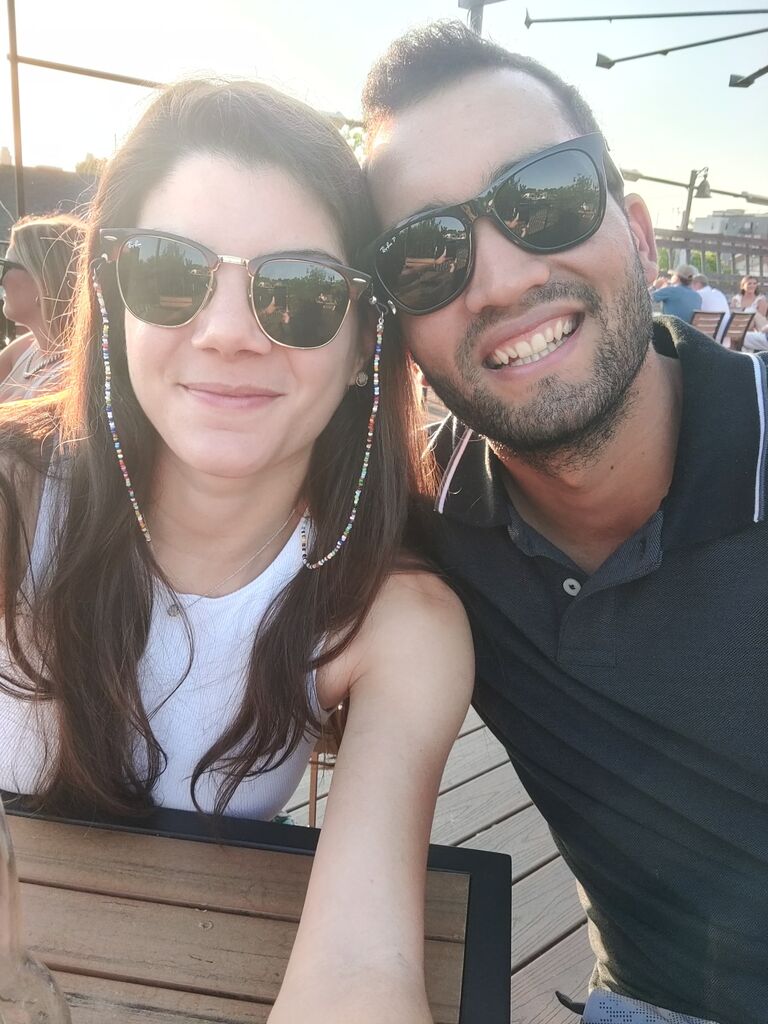 Diego visiting Ana Laura in Arkansas after she moved back to earn her Master's degree