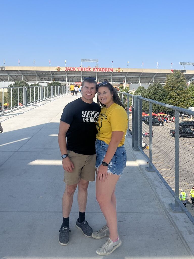 Our very first Iowa v. Iowa State Game