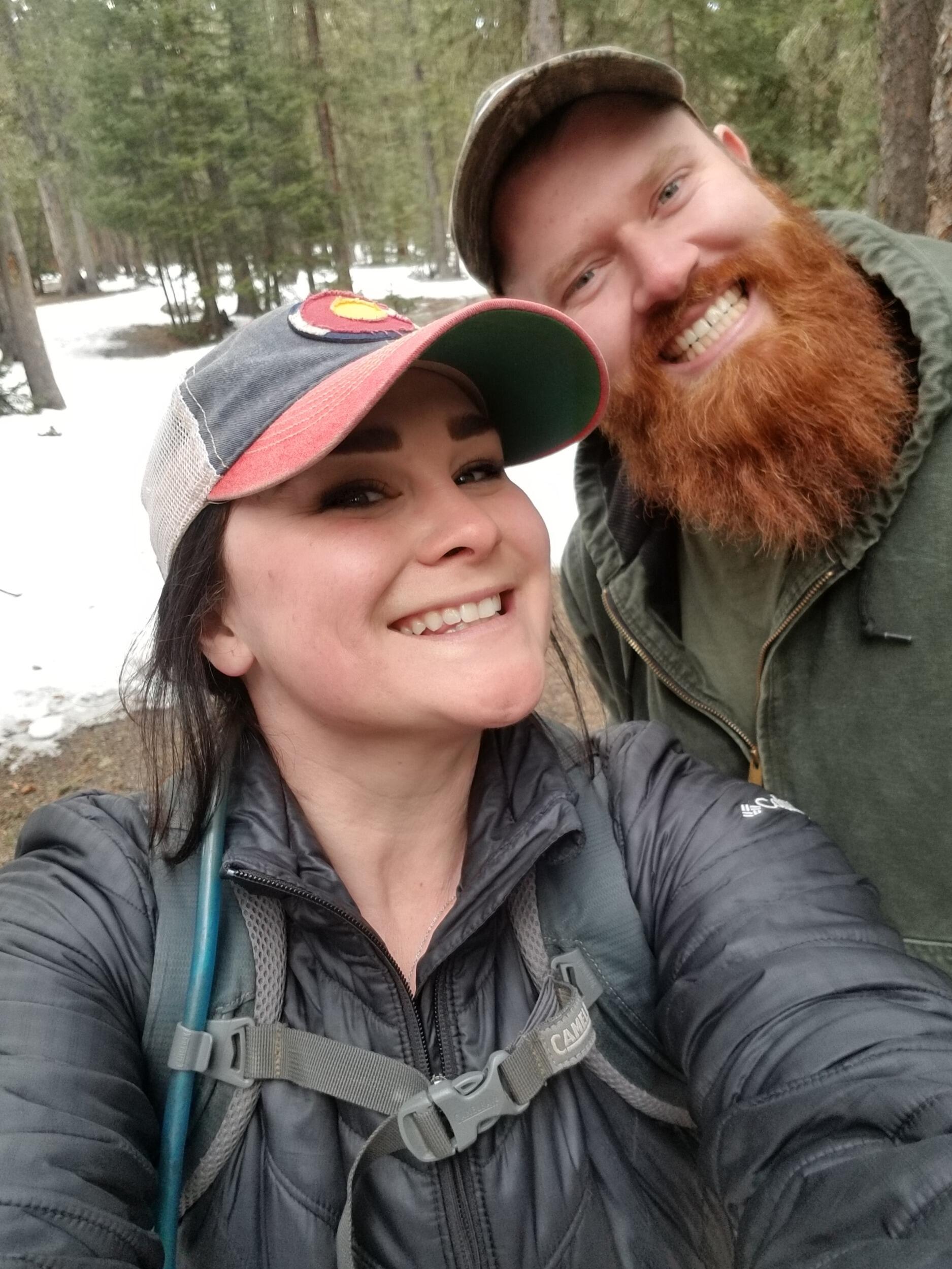 Hiking near Mt. Evans in Colorado.