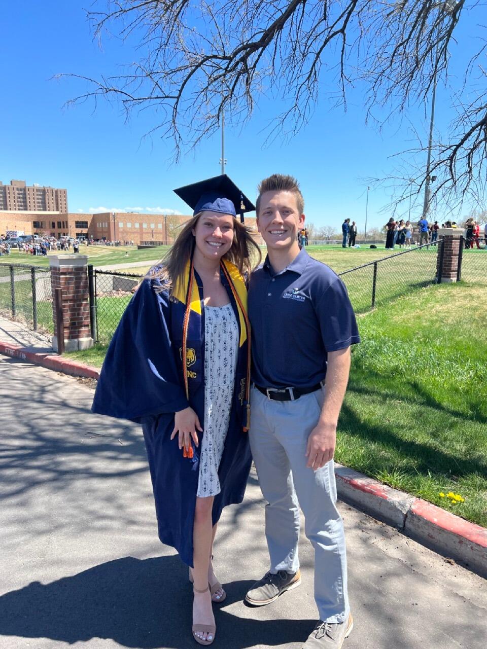 Emily graduated college! And this meant for the first time ever we lived in the same city! No more distance!!! 