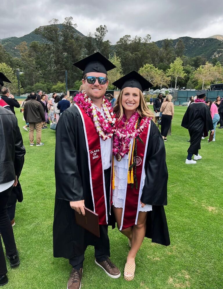 Graduating together from Westmont