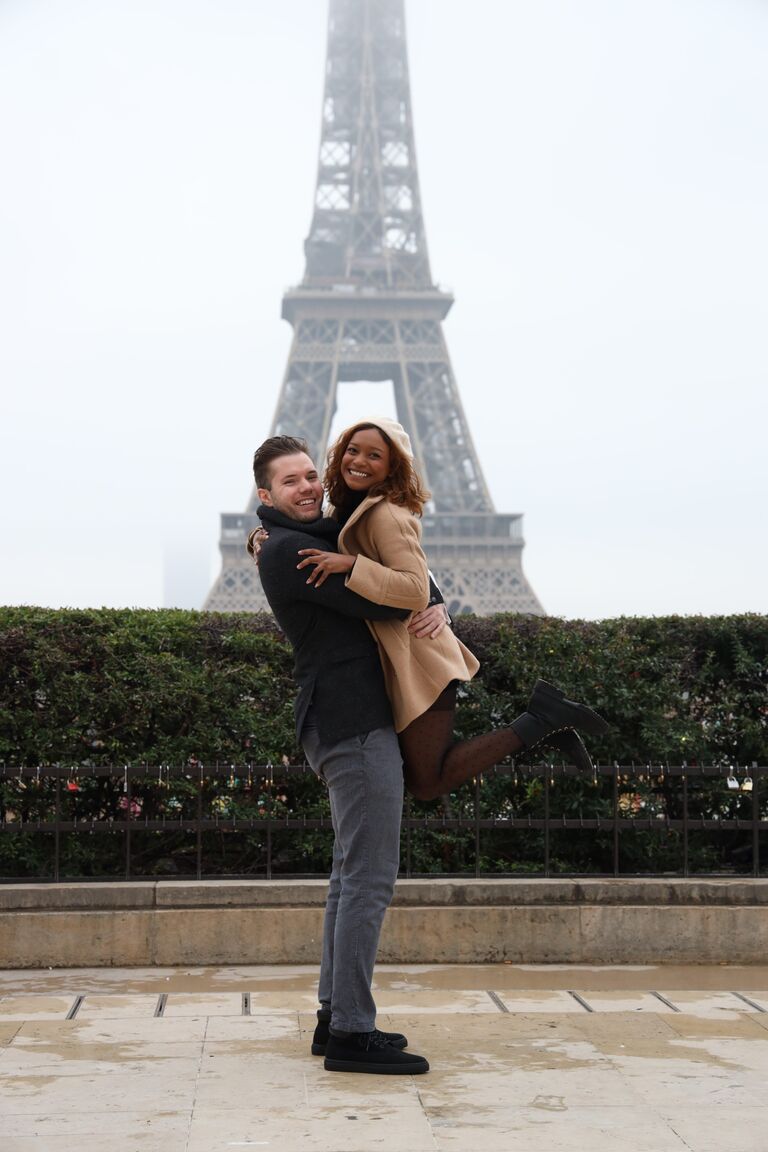 Engaged in Paris