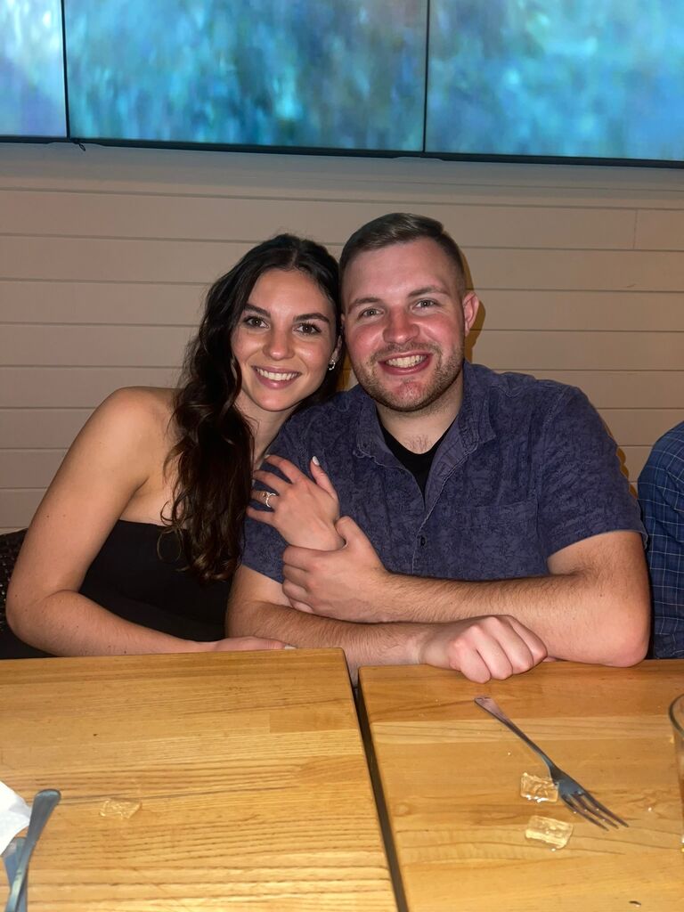 Engagement party with family