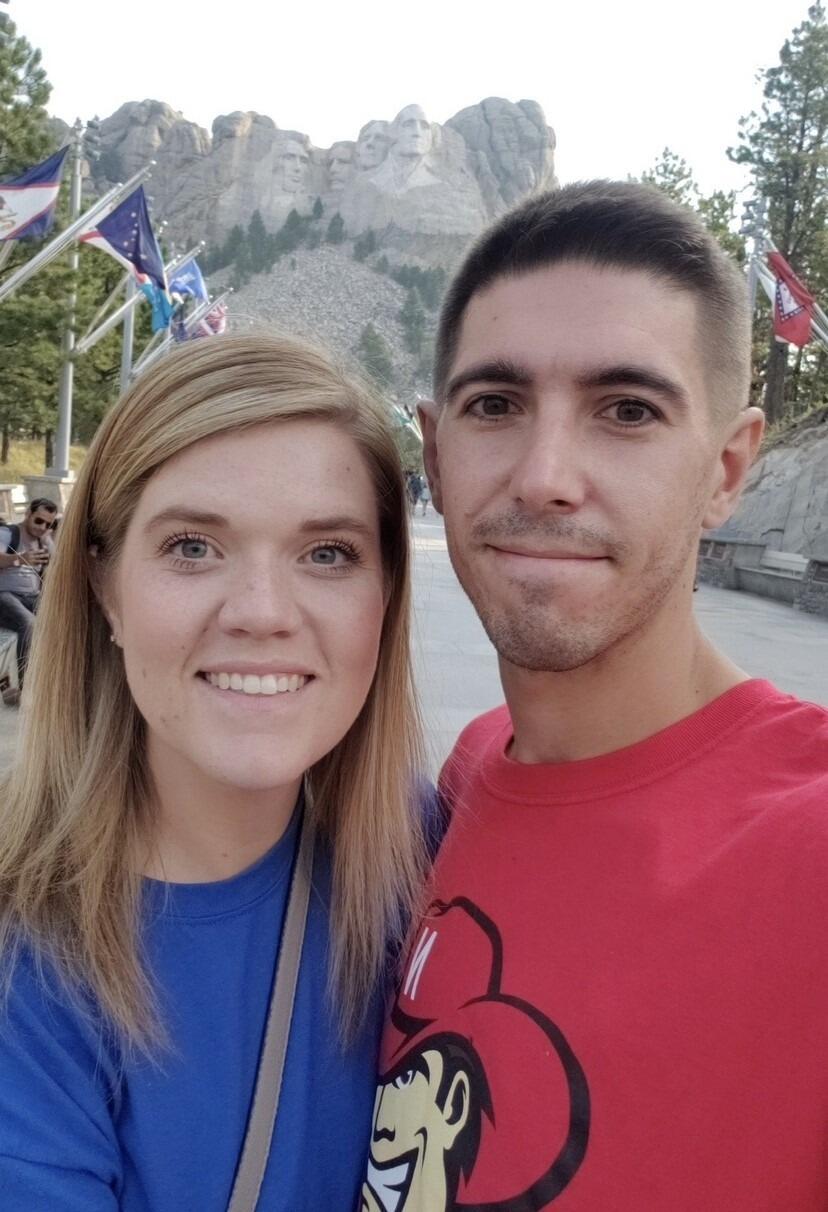 Dakota and I's first plane trip together took us on an extended weekend vacation to Hot Springs, SD to visit my grandparents. We loved spending time with family as well as exploring local landmarks. We hope to travel a lot more in the future! 