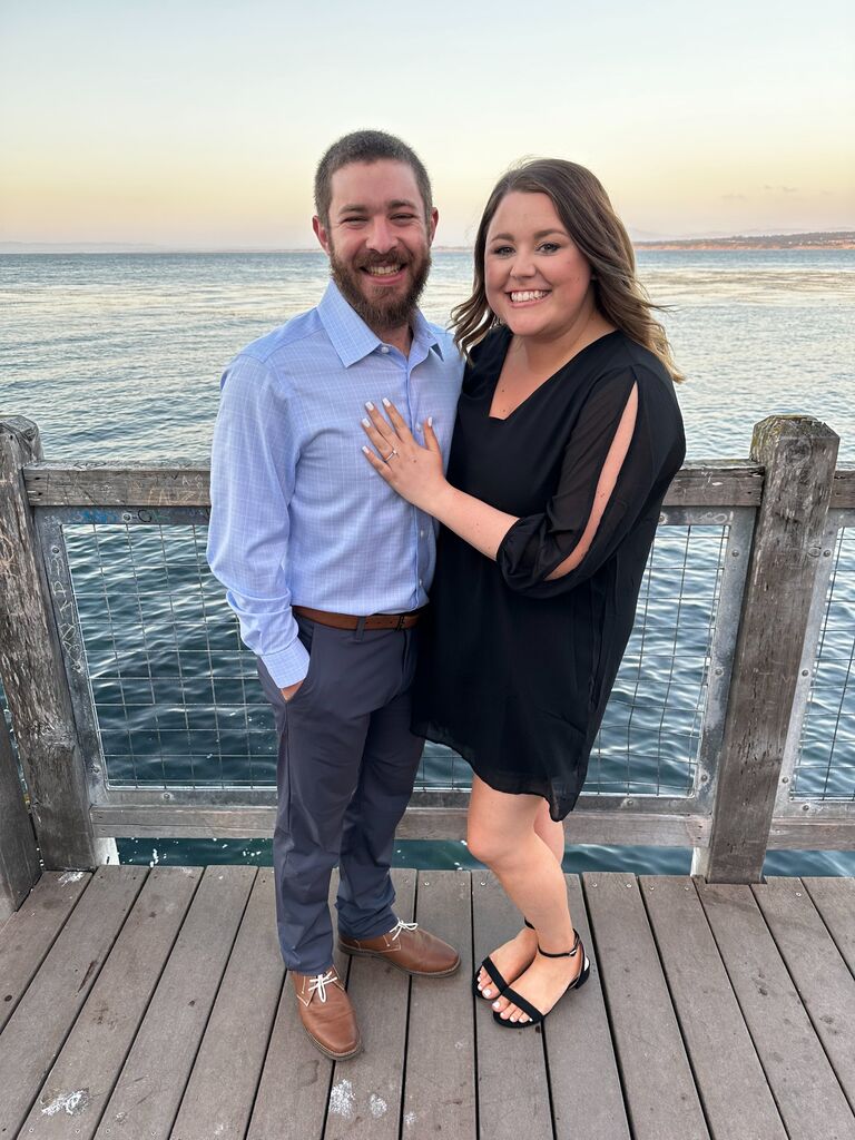 Out to dinner at one of our favorite restaurants in Monterey