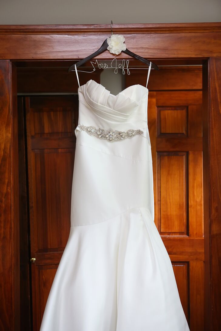 Silver Jeweled Wedding Dress Belt