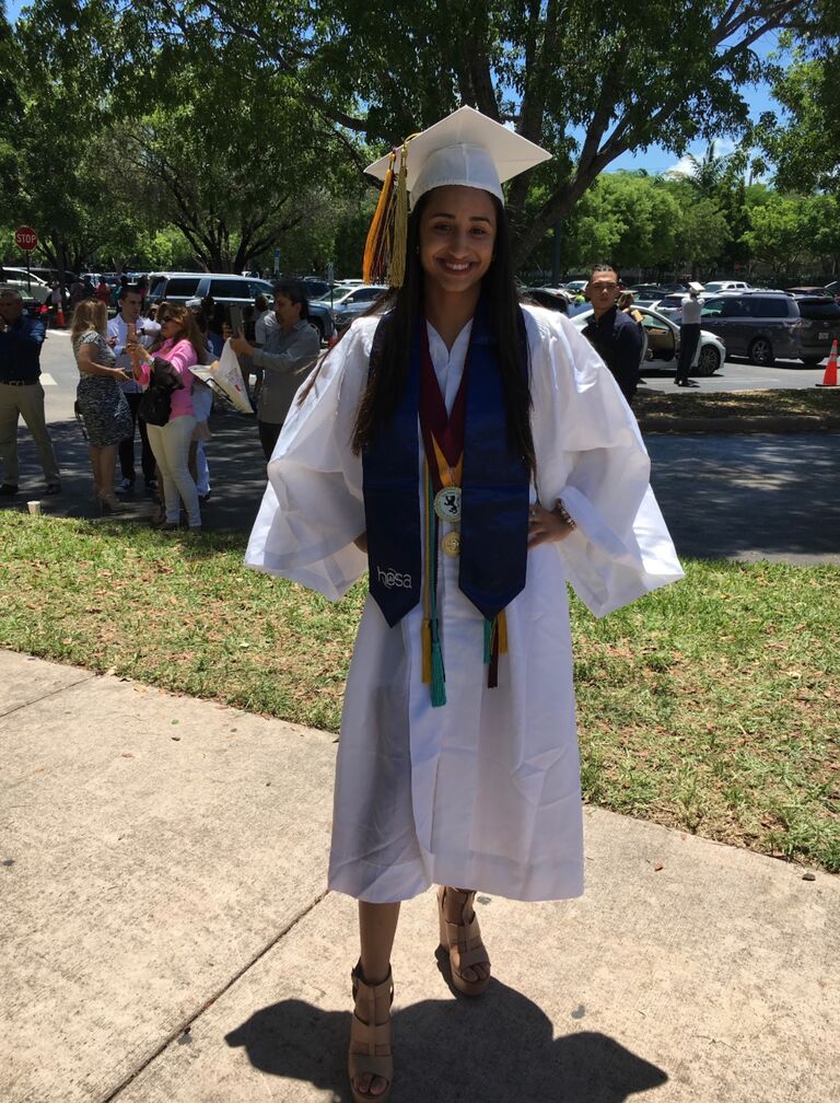 Claudia graduates from Robert Morgan Educational Center class of 2016.