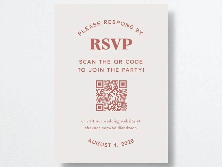 How to Easily Create & Add a QR Code to Your Wedding Invitations