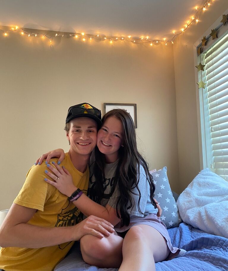 Traci's last college move-in day!