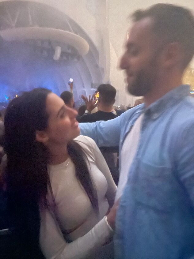 1st of many very blurry concert photos at Rufus Du Sol at the Hollywood Bowl.