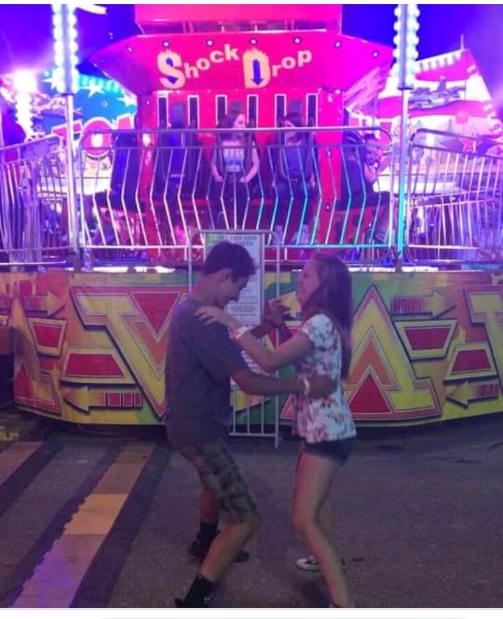 The summer after freshmen year, where we had become dance partners! 